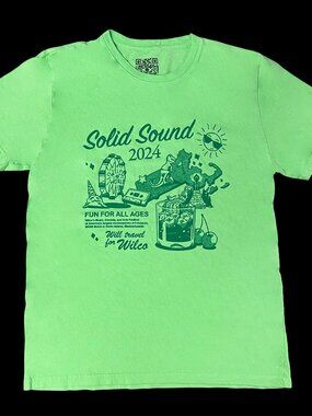 NWT! Limited Edition Wilco Soild Sound Festival 2024 Summer Fun (Lite Green) Tee
